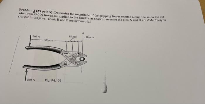 Solved Problem 3 (25 points): Determine the magnitude of the | Chegg.com