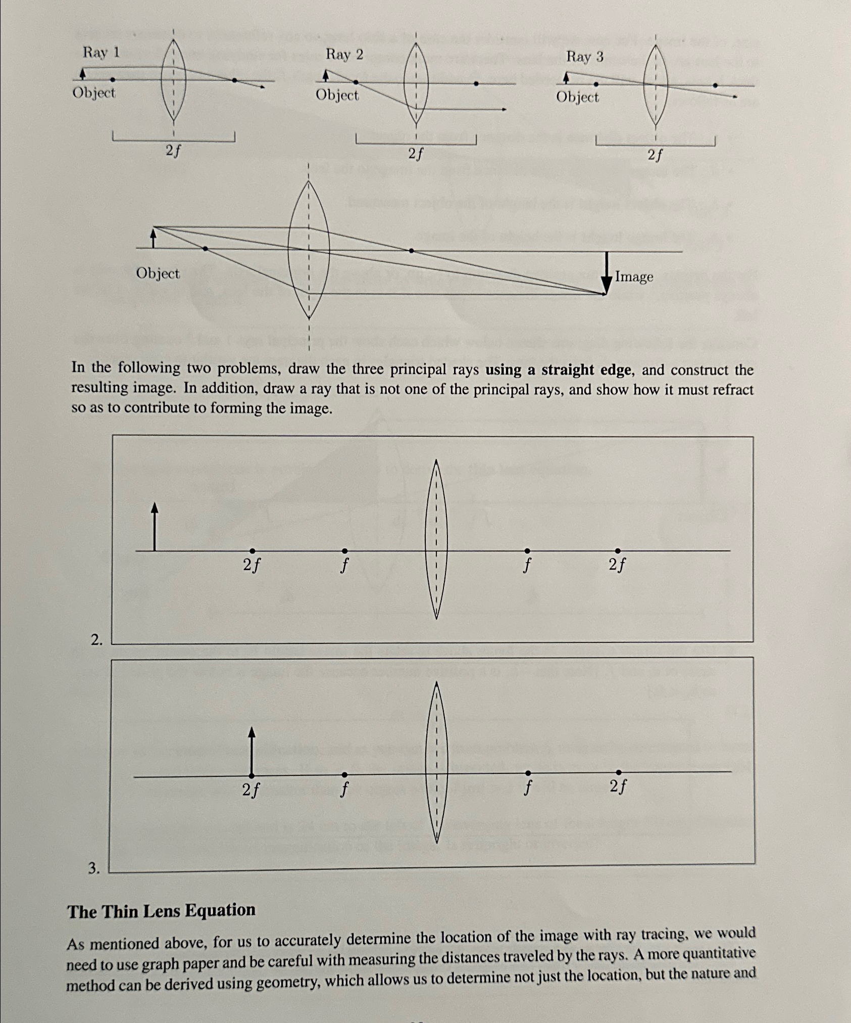 Solved In the following two problems, draw the three | Chegg.com