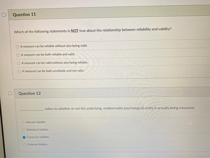 relationship between reliability and validity relationship between reliability and validity