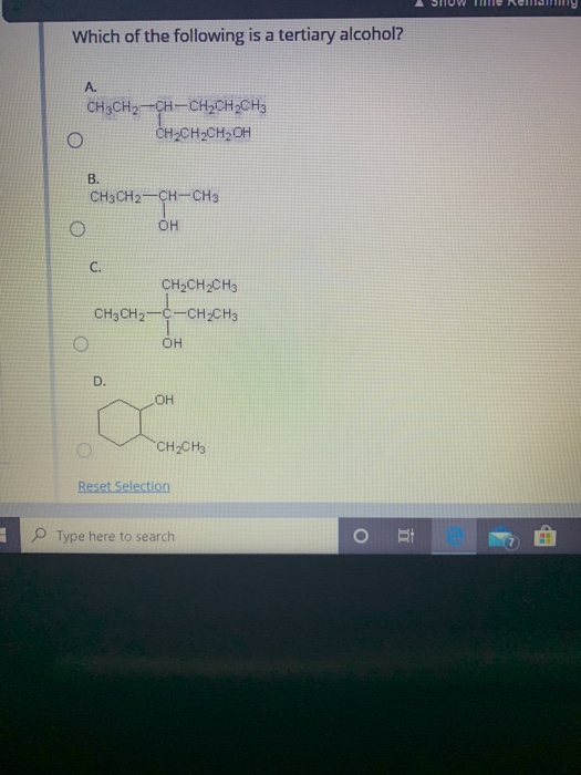 Which of the following is tertiary alcohol