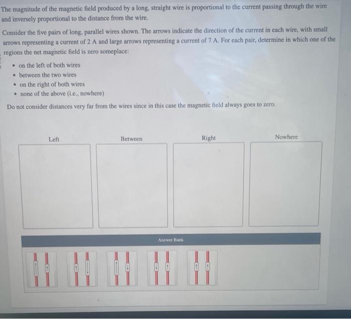 Solved The magnitude of the magnetic field produced by a | Chegg.com