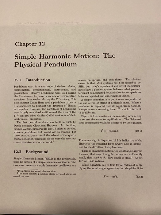 simple-harmonic-motion-the-physical-pendulum-uniform-chegg