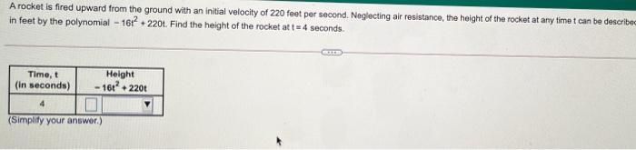 Solved A Rocket Is Fired Upward From The Ground With An | Chegg.com