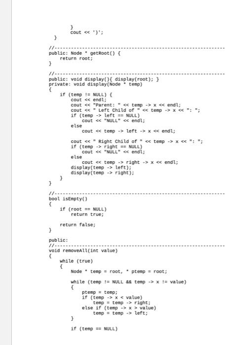 Solved #include using namespace std; 11 struct Node { int | Chegg.com