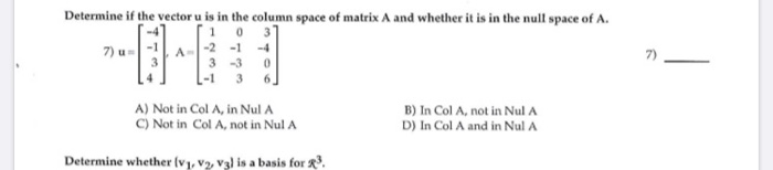 Solved Please help using linear algebra. This problem is due | Chegg.com