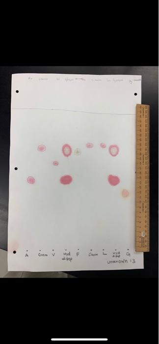 2. Prepare the following table: Color After Ninhydrin | Chegg.com
