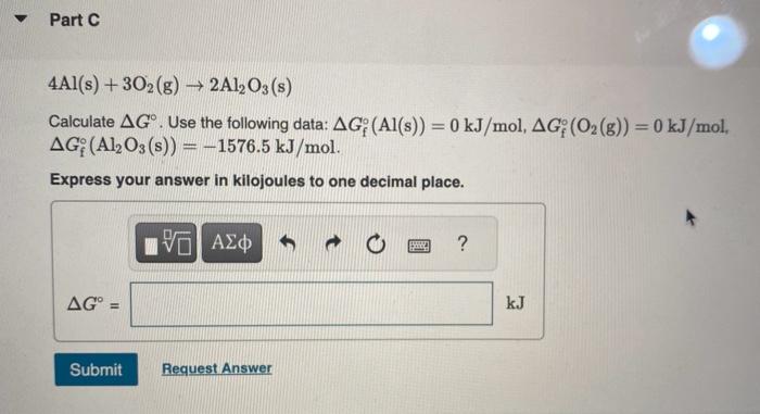 Solved 4Al(s)+3O2( g)→2Al2O3( s) Calculate ΔS∘. Use the | Chegg.com