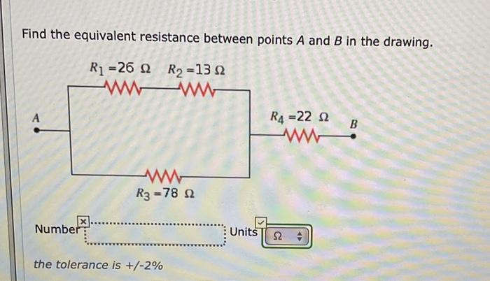 Solved Find The Equivalent Resistance Between Points A And B | Chegg.com