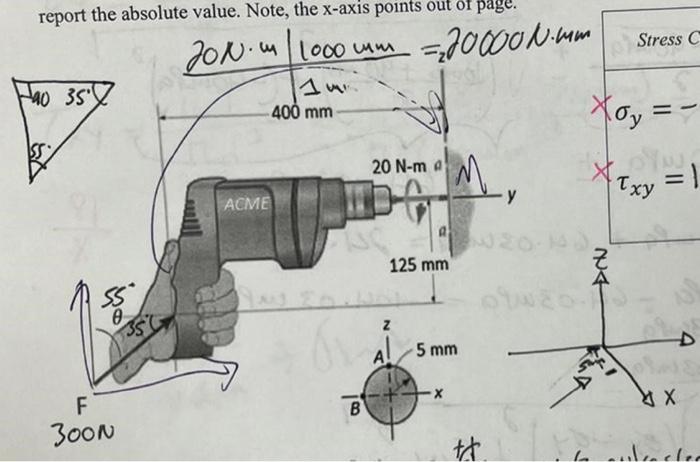 Solved P.4. (25 points) In the figure shown below, set F=300 | Chegg.com