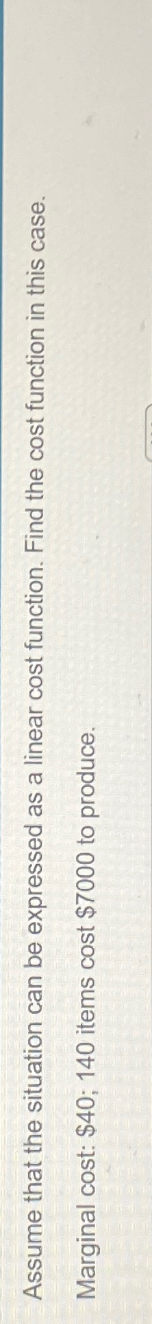 Solved Assume that the situation can be expressed as a | Chegg.com
