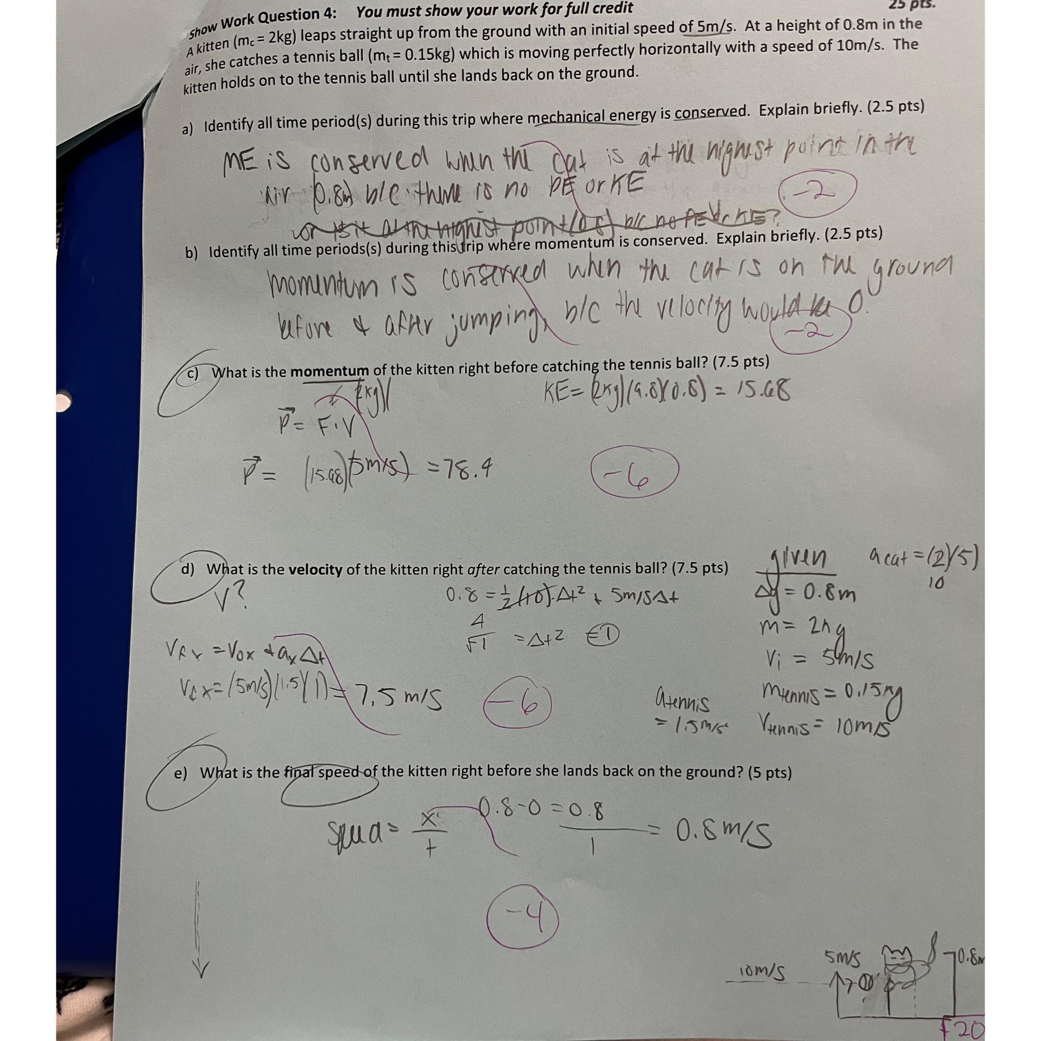 Solved show Work Question 4: You must show your work for | Chegg.com
