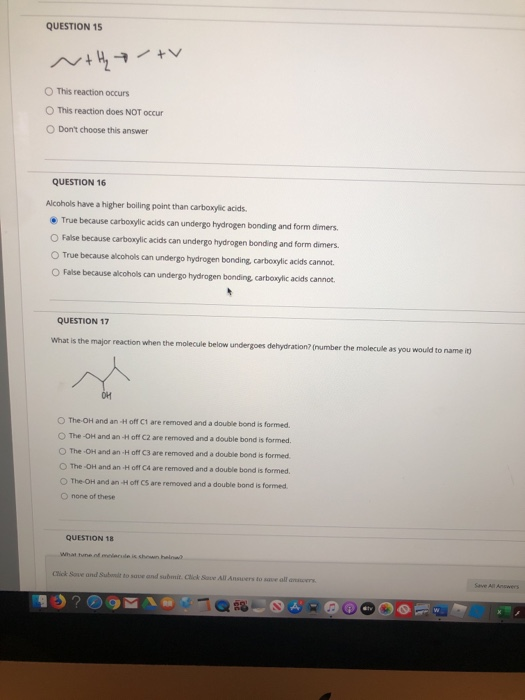 Solved QUESTION 18 What type of molecule is shown below? O | Chegg.com
