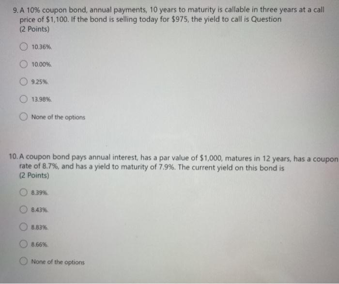 solved-9-a-10-coupon-bond-annual-payments-10-years-to-chegg