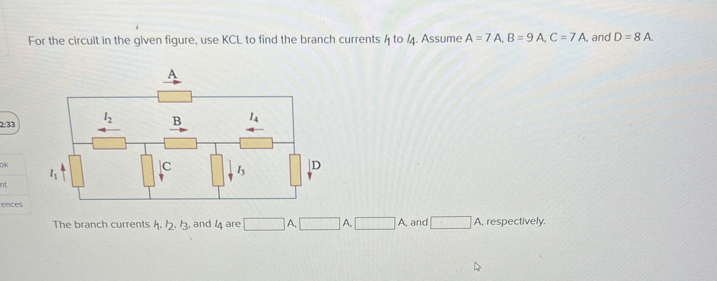 Solved For the circuit in the given figure, use KCL to find | Chegg.com
