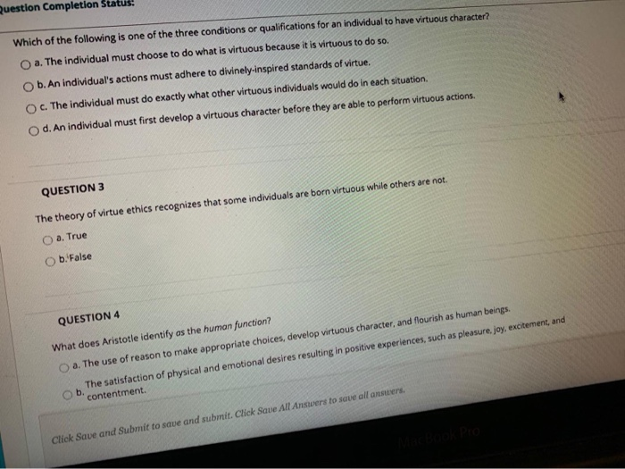 Solved Question Completion Status: Which of the following is | Chegg.com
