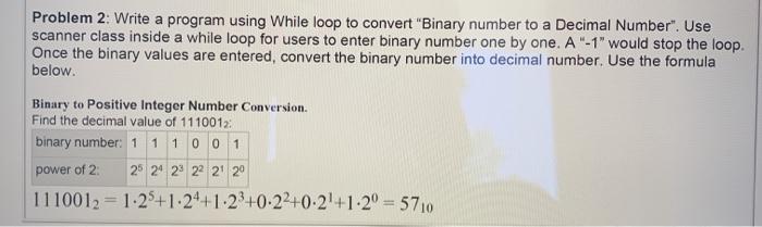 Solved Problem 2: Write a program using While loop to | Chegg.com