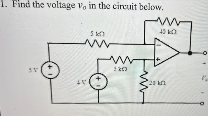 Solved Find the voltage V, and current i, in the circuit | Chegg.com
