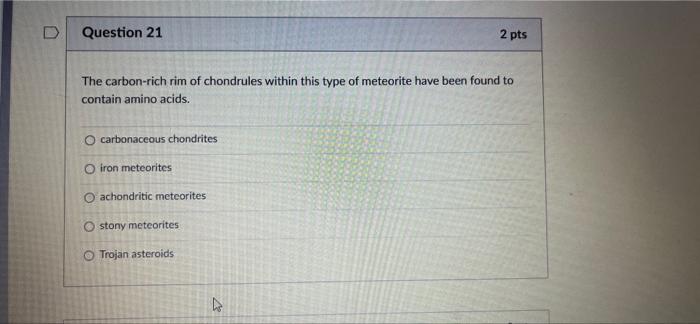Solved D Question 20 2 pts The is produced by a steady | Chegg.com