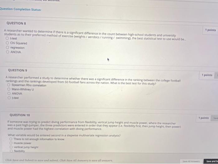 Solved Question Completion Status: 1 points QUESTIONS A | Chegg.com