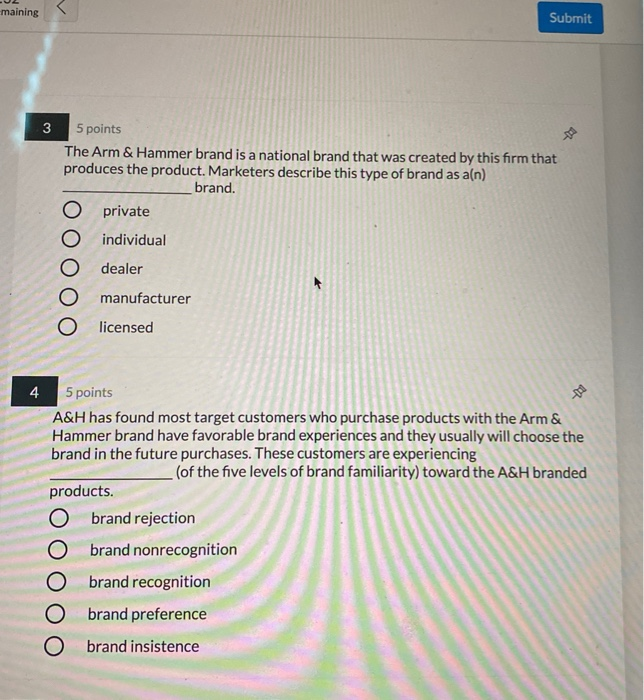 Solved Scenario 1 Arm & Hammer (A&H) was a brand that was