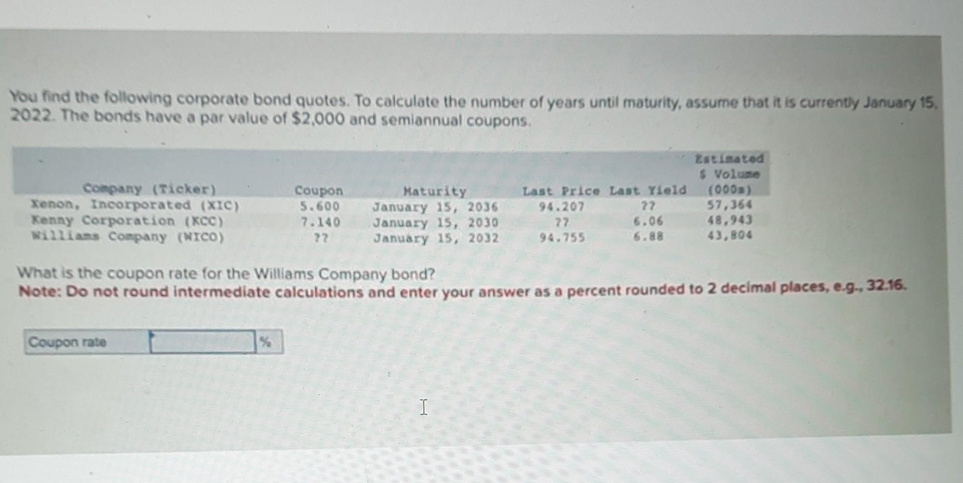 Solved You Find The Following Corporate Bond Quotes. To | Chegg.com