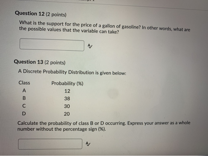 Solved Question 8 (2 points) Suppose anew that we have two | Chegg.com