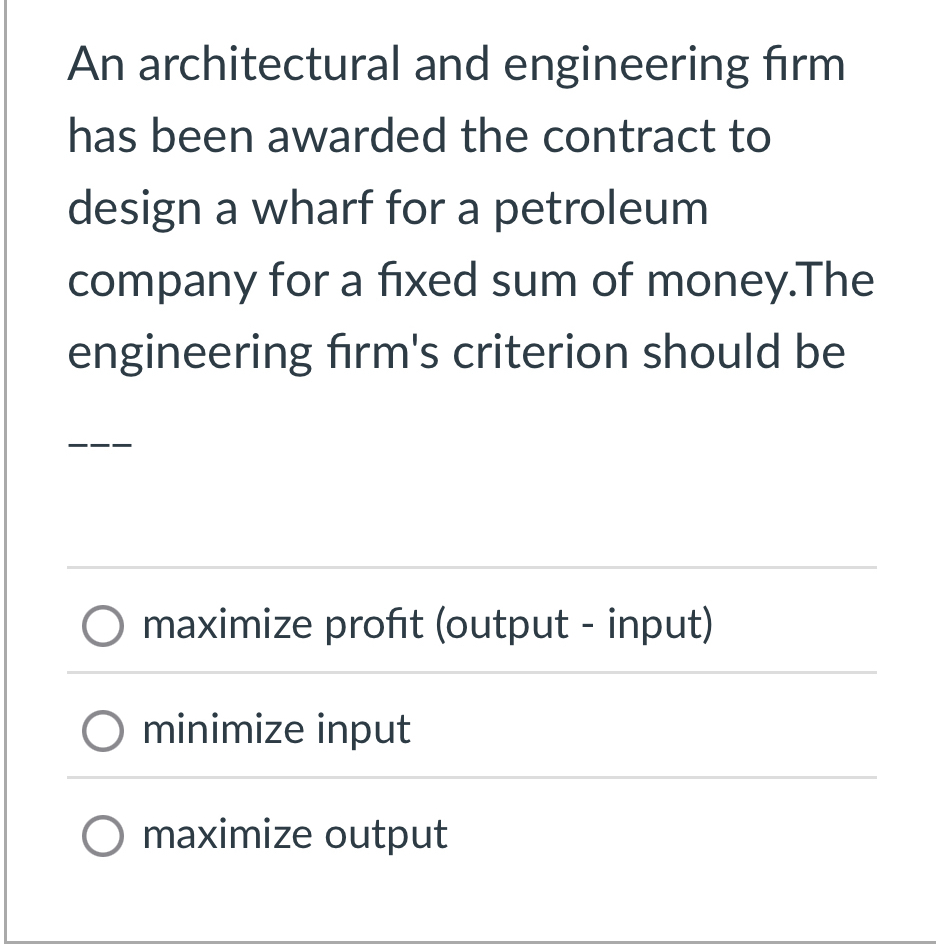 Solved An architectural and engineering firm has been | Chegg.com