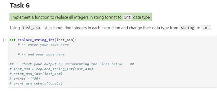 Solved please help to make the assembler by python for | Chegg.com