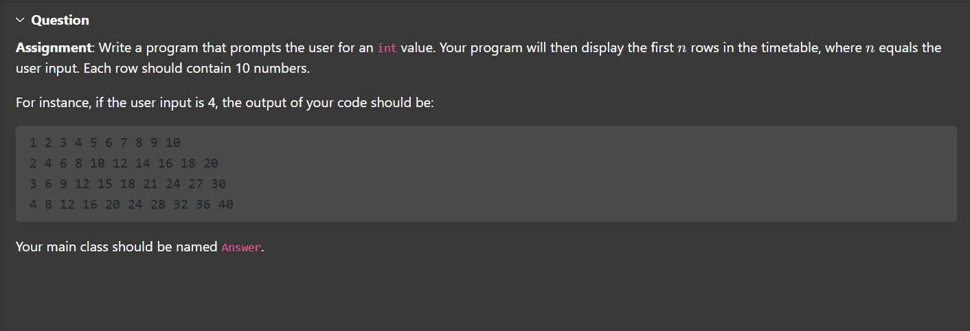 Solved In javaQuestionAssignment: Write a program that | Chegg.com