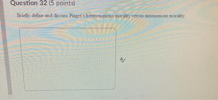 Solved Question 32 5 points Briefly define and discuss Chegg