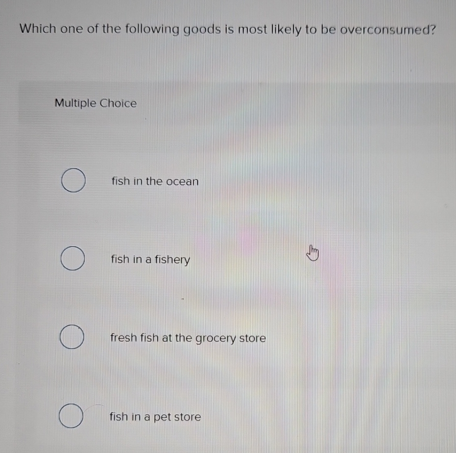 Solved Which one of the following goods is most likely to be | Chegg.com
