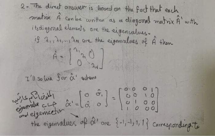 2 Prove That The Dirac Matrices O And Can Be Always Chegg Com