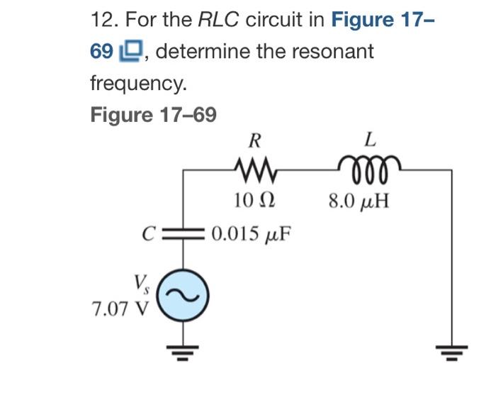 Solved 14. Determine the phase angle between the applied