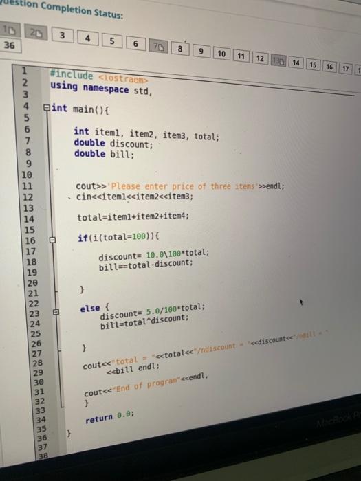 Solved Completion Status: 1020 3 4 5 36 6 70 8 9 10 11 12 13 | Chegg.com