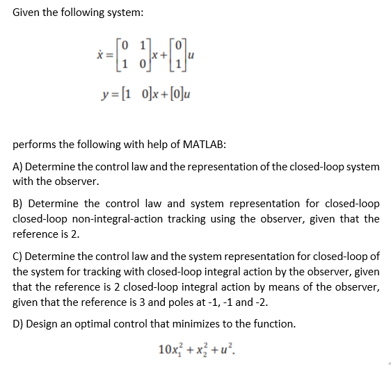 Solved the following exercise is requested to be done in | Chegg.com