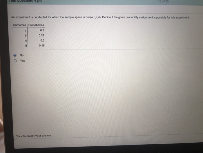 Solved pts 16 of 25 An experiment is conducted for which the | Chegg.com