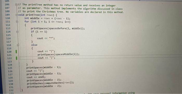 Solved Below is the progress of the program that prints a | Chegg.com