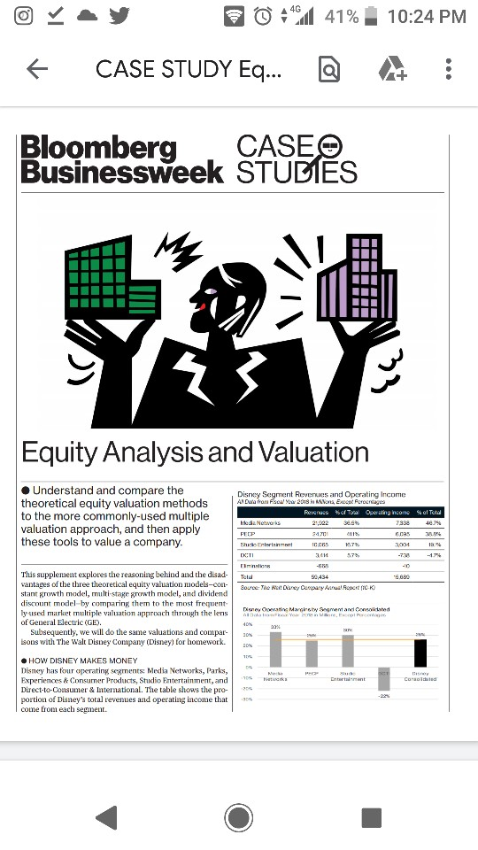 4g O 41 10 24 Pm Case Study Eq 1 Bloomberg Chegg Com