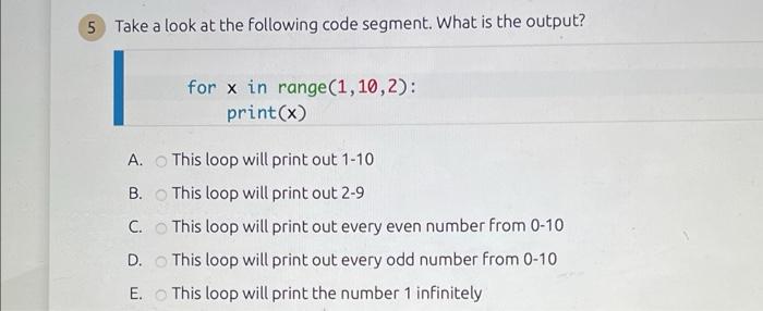 Solved Take a look at the following code segment. What is | Chegg.com