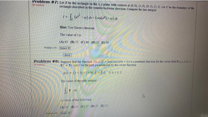 Solved Problem 7 Let R Be The Rectangle In The X Y Pla Chegg Com