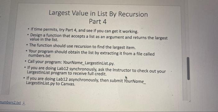 Solved Laboratory 12 Consists of: Four Recursion Problems to | Chegg.com