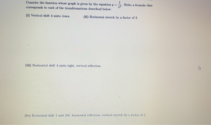 Solved Consider the function whose graph is given by the | Chegg.com