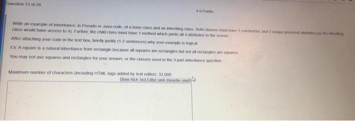 Solved 23. For the following questions write algorithms in | Chegg.com