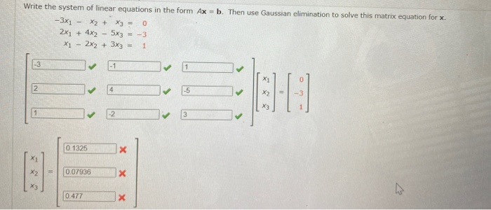 Solved Write The System Of Linear Equations In The Form Axb 3298