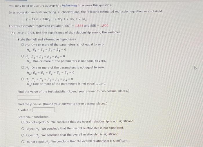 Solved You may need to use the appropriate technology to | Chegg.com