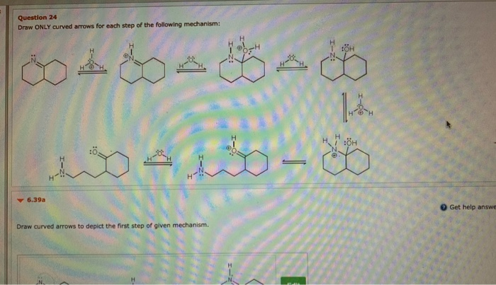 Solved Draw curved arrows for each step of the following | Chegg.com