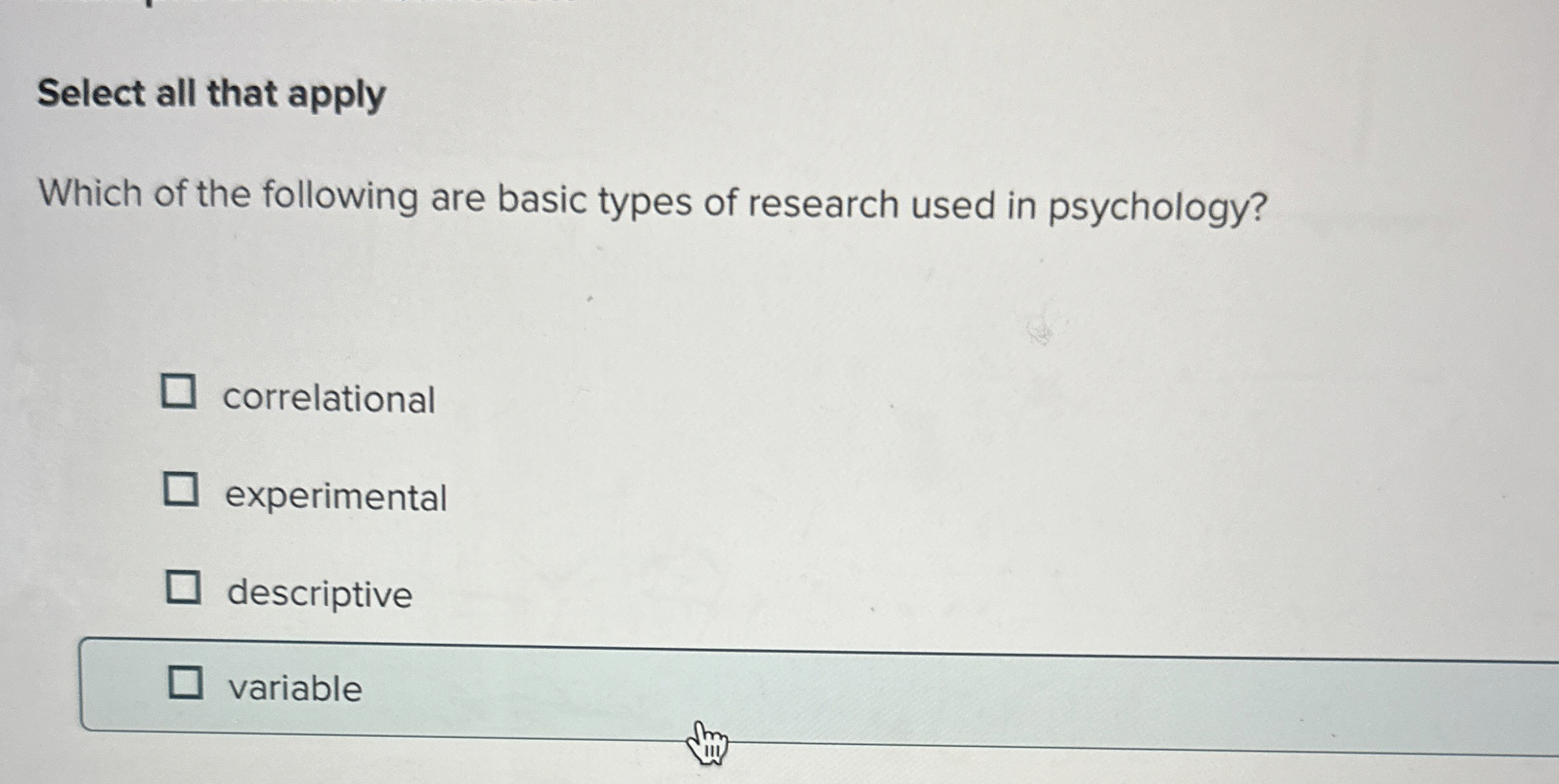 Solved Select all that applyWhich of the following are basic | Chegg.com