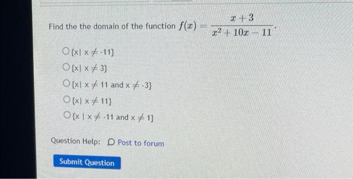 Solved Find The The Domain Of The Function | Chegg.com