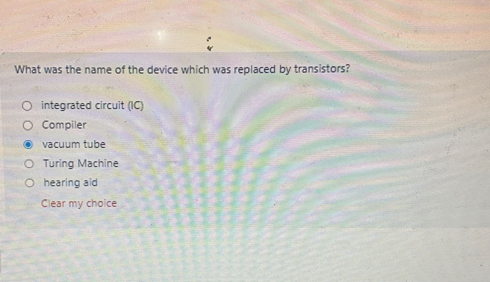 Solved What was the name of the device which was replaced by | Chegg.com
