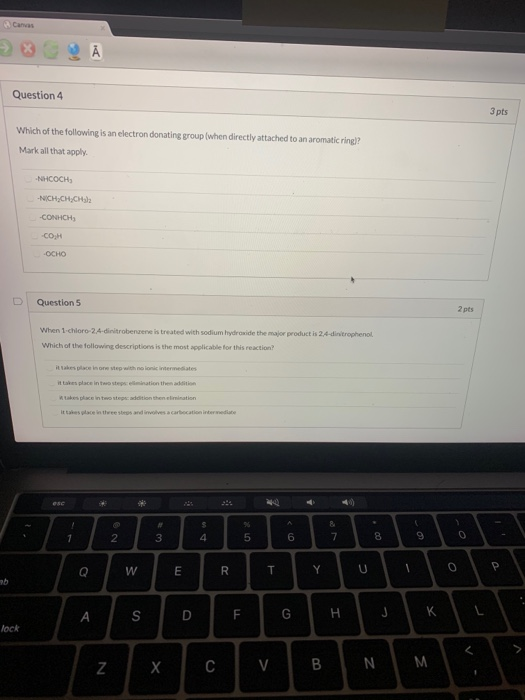Solved Camas Question 4 3 pts Which of the following is an | Chegg.com